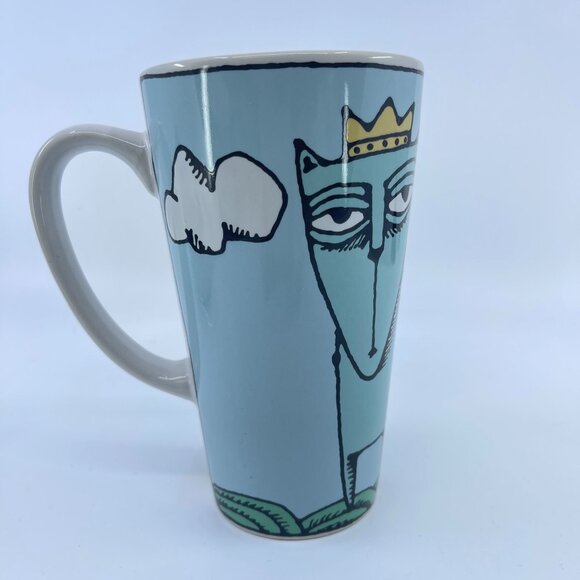 ursula dodge bad cat collection "heaven" tall mug 15oz - Picture 1 of 6
